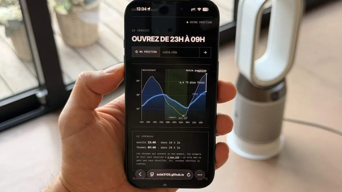 CANICULE : VOUS OUVREZ MAL VOS FENÊTRES, CETTE APPLI GRATUITE CALCULE L’HEURE PARFAITE POUR LE FAIRE