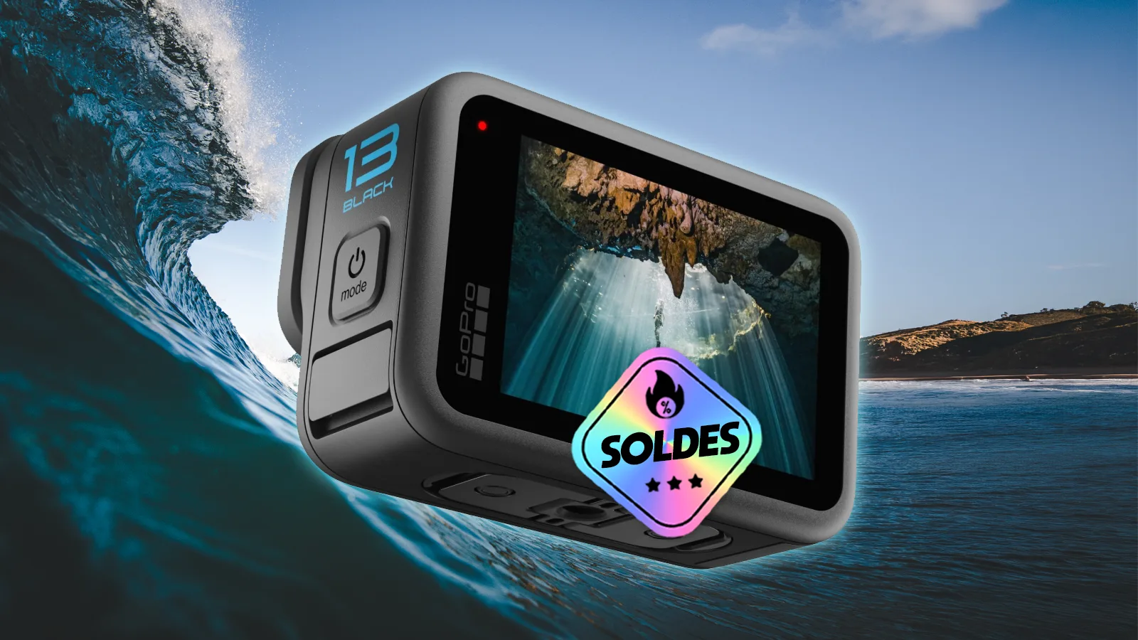 SOLDES : 143 € D’ÉCONOMIE SUR CE PACK GOPRO HERO13 BLACK, LA CAMÉRA IDÉALE POUR FILMER TOUT L’ÉTÉ