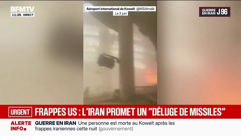 GUERRE AU MOYEN-ORIENT: UN MORT ET PLUSIEURS BLESSÉS DANS L’ATTAQUE SUR L’AÉROPORT DU KOWEÏT