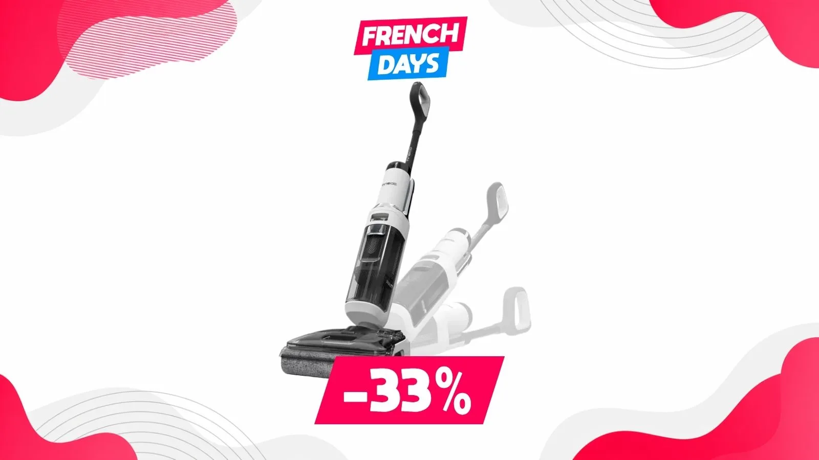 CDISCOUNT LAVE LA CONCURRENCE AVEC CET ASPIRATEUR BALAI LAVEUR TINECO À -100€ POUR LES FRENCH DAYS