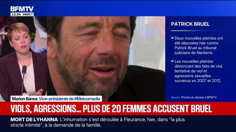 PATRICK BRUEL: « LA JUSTICE QUI EST RAPIDE SUR CETTE AFFAIRE VA POUSSER LES FEMMES À PARLER », ASSURE MARION BANOS, VICE-PRÉSIDENTE DE #METOOMEDIA