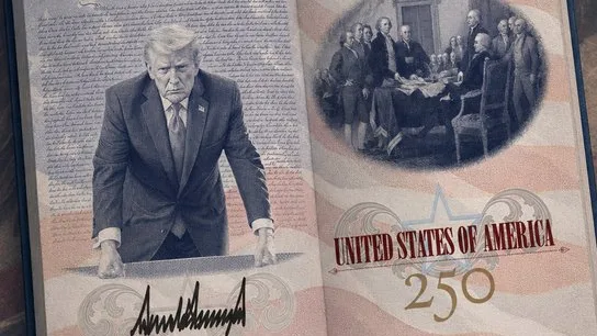 DONALD TRUMP DÉVOILE L’ÉDITION LIMITÉE DU PASSEPORT AMÉRICAIN À SON EFFIGIE POUR LES 250 ANS DES ÉTATS-UNIS