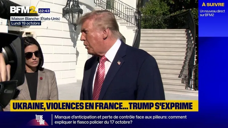 VIOLENCES: DONALD TRUMP REMET À NOUVEAU EN CAUSE L’IMMIGRATION EN FRANCE
