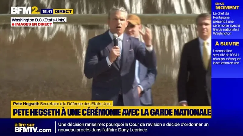 « C’EST LE SON DE L’INGRATITUDE »: PETE HEGSETH S’EN PREND À DES MANIFESTANTS ANTI-GARDE NATIONALE À WASHINGTON