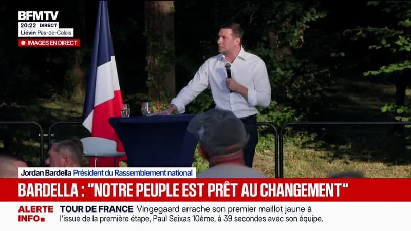 PRÉSIDENTIELLE 2027: « NOTRE PEUPLE EST PRÊT AU CHANGEMENT », AFFIRME JORDAN BARDELLA