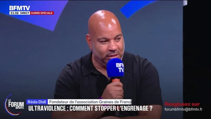 FORUM BFMTV – VIOLENCES DES MINEURS: « C’EST UN PEU DÉSOLANT D’OPPOSER RÉPRESSION ET PRÉVENTION », EXPLIQUE RÉDA DIDI, FONDATEUR DE L’ASSOCIATION GRAINES DE FRANCE