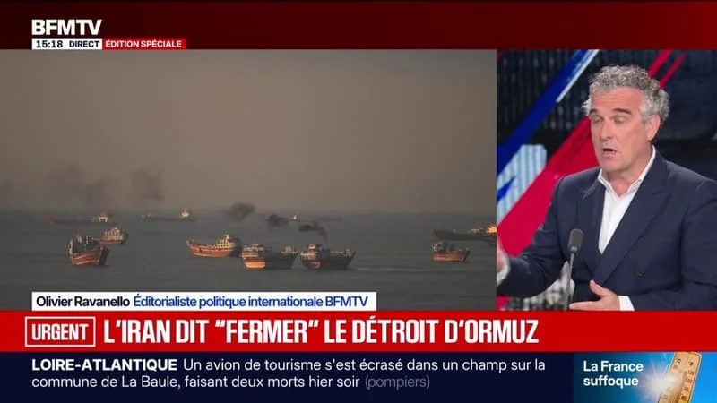 L’IRAN DIT « FERMER » LE DÉTROIT D’ORMUZ EN RÉACTION AUX ATTAQUES D’ISRAËL AU LIBAN