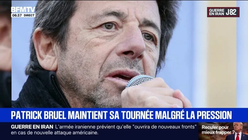 LES CONCERTS DE PATRICK BRUEL À QUÉBEC ANNULÉS