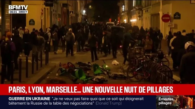 PARIS, LYON, MARSEILLE… UNE NOUVELLE NUIT DE VIOLENCES ET DE PILLAGES EN FRANCE
