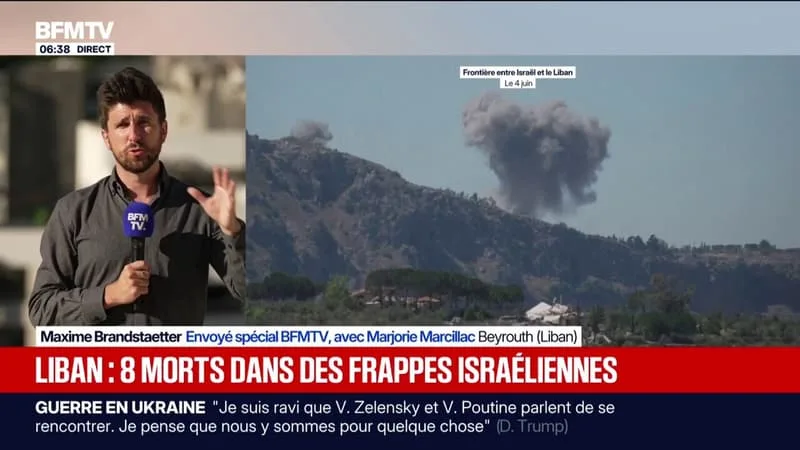 GUERRE AU MOYEN-ORIENT: AU MOINS HUIT MORTS DANS DES FRAPPES ISRAÉLIENNES AU LIBAN