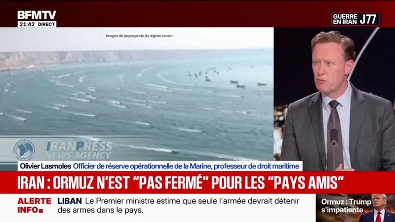 DÉTROIT D’ORMUZ: “JE DIRAIS PRESQUE QUE L’IRAN A GAGNÉ SUR CETTE QUESTION DE PÉAGE”, EXPLIQUE OLIVIER LASMOLES, OFFICIER DE RÉSERVE OPÉRATIONNELLE DE LA MARINE