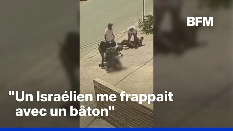 DES COLONS ISRAÉLIENS ATTAQUENT DES HABITANTS PALESTINIENS AU NORD DE LA CISJORDANIE OCCUPÉE