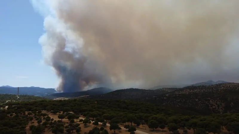 INCENDIES EN ESPAGNE: 3.500 PERSONNES ÉVACUÉES À TITRE PRÉVENTIF D’UNE LOCALITÉ SITUÉE À 60 KILOMÈTRES DE MADRID
