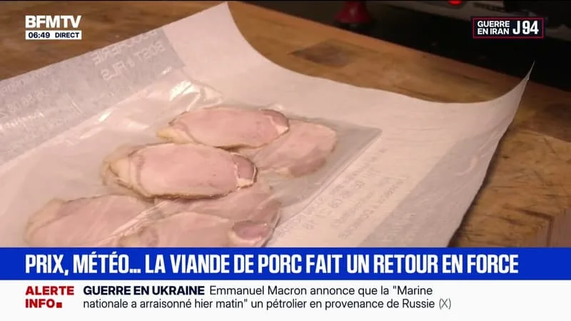 PRIX, MÉTÉO…LA CONSOMMATION DE PORC AUGMENTE EN FRANCE