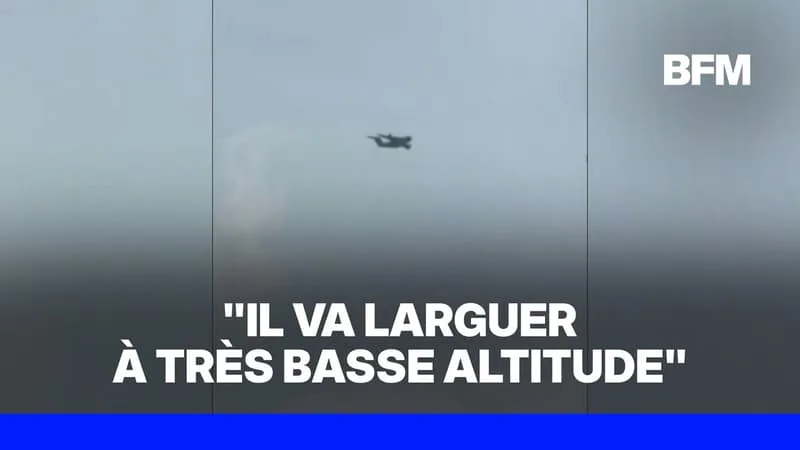 INCENDIE EN GIRONDE: L’A400M SURVOLE LA ZONE SINISTRÉE