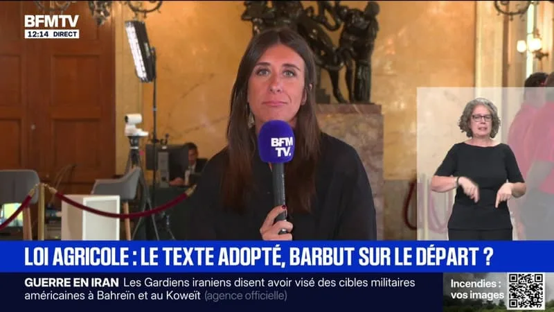 LOI D’URGENCE AGRICOLE: LA MINISTRE DE LA TRANSITION ÉCOLOGIQUE MONIQUE BARBUT REÇUE À MATIGNON