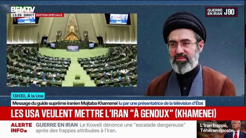 GUERRE EN IRAN: LE GUIDE SUPRÊME IRANIEN AFFIRME QUE LES ÉTATS-UNIS ET ISRAËL CHERCHENT À « METTRE LA NATION À GENOUX »