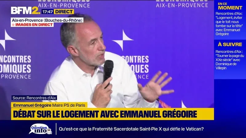 RENCONTRES D’AIX: « LA DENSIFICATION EST LA VERTU ENVIRONNEMENTALE INCARNÉE », AFFIRME EMMANUEL GRÉGOIRE