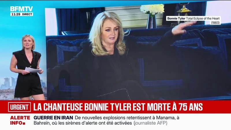 BONNIE TYLER EST MORTE À L’ÂGE DE 75 ANS