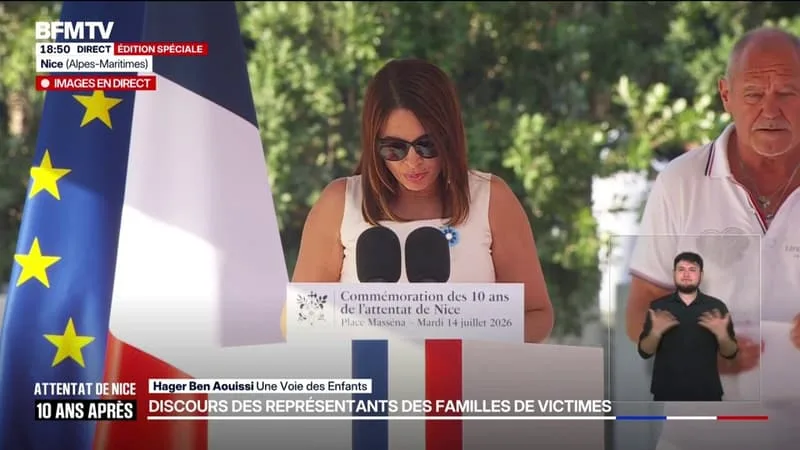 « DEPUIS 10 ANS NOUS AVANÇONS AVEC NOS PROPRES BLESSURES », LES REPRÉSENTANTS DES FAMILLES DE VICTIMES S’EXPRIMENT LORS DE L’HOMMAGE 10 ANS APRÈS L’ATTENTAT DE NICE DU 14-JUILLET