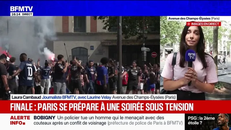 PSG-ARSENAL: LES DISPOSITIFS DE SÉCURITÉ SE METTENT EN PLACE À PARIS AVANT LE MATCH