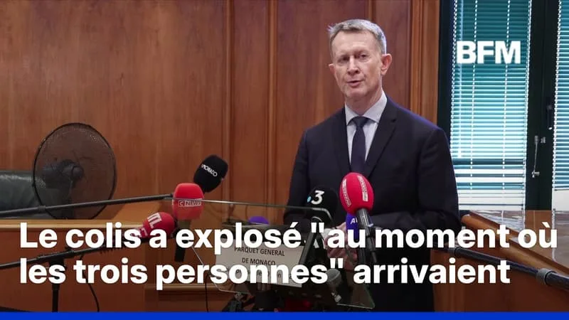 EXPLOSION À MONACO: LE PROCUREUR GÉNÉRAL ASSURE QU’IL NE S’AGIT PAS « D’UN ATTENTAT TERRORISTE »