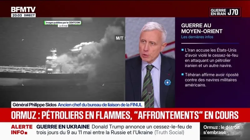 DÉTROIT D’ORMUZ: « IL Y A UNE AGGRAVATION DANS LA FAÇON DE TRAITER LES BATEAUX IRANIENS », ANALYSE PHILIPPE SIDOS, ANCIEN CHEF DU BUREAU DE LIAISON DE LA FINUL