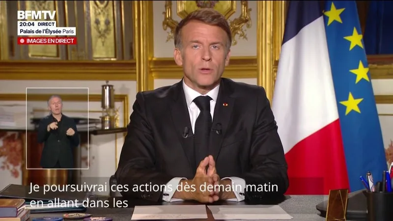 « POUR GARANTIR NOTRE CARBURANT, NOTRE GAZ, JE POURSUIVRAI CES ACTIONS DÈS DEMAIN MATIN EN ALLANT DANS LES PAYS DU GOLFE », DÉCLARE EMMANUEL MACRON