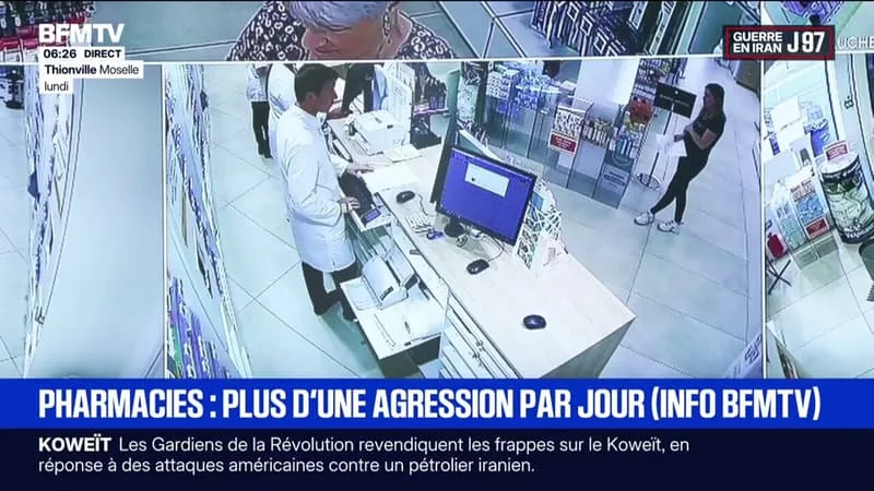 INFO BFMTV. PLUS D’UNE AGRESSION PAR JOUR RECENSÉE DANS LES PHARMACIES EN 2025