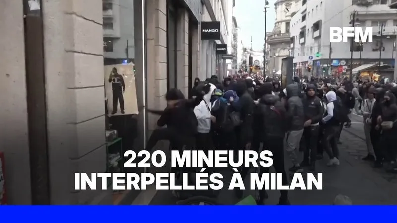 MILAN, TURIN, BOLOGNE…SCÈNES DE PILLAGES ET DE VIOLENCES EN ITALIE