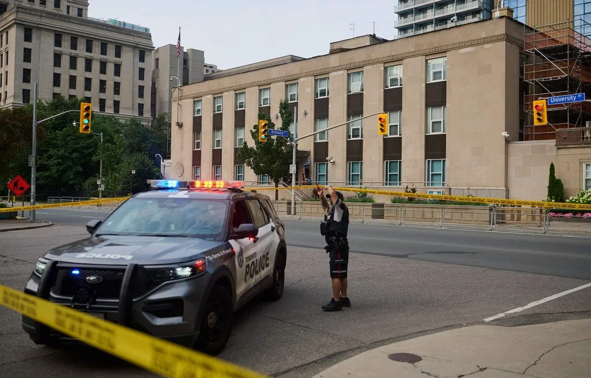 CANADA : LE CONSULAT AMÉRICAIN À TORONTO VISÉ PAR UN TIR D’ARME À FEU POUR LA DEUXIÈME FOIS