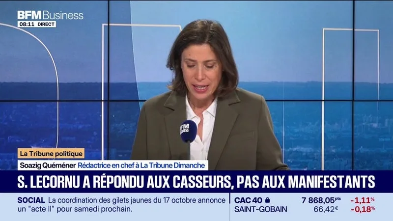 SÉBASTIEN LECORNU FAUTE EN NE RÉPONDANT PAS AUX MANIFESTANTS