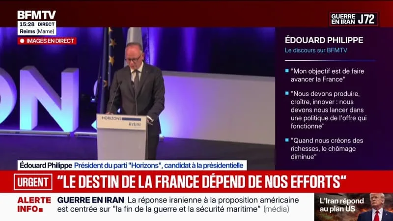 ÉDOUARD PHILIPPE: « PARCE QUE J’AIME L’ÉCOLE PUBLIQUE, PARCE QUE MES ENFANTS SONT À L’ÉCOLE PUBLIQUE, JE VEUX QU’ELLE REDEVIENNE L’ÉCOLE DE LA RÉUSSITE ET DU MÉRITE »