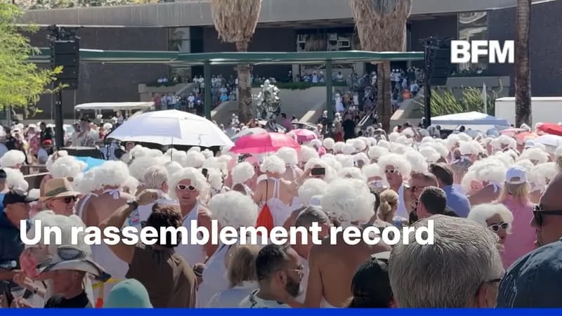 ÉTATS-UNIS: PLUS DE 1.000 PERSONNES DÉGUISÉES EN MARILYN MONROE SE SONT RÉUNIES POUR SON CENTENAIRE