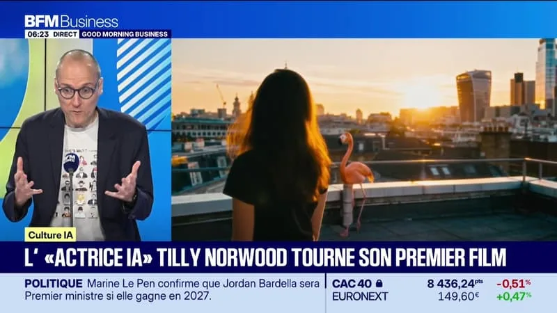 CULTURE IA : L’ »ACTRICE IA » TILLY NORWOOD TOURNE SON PREMIER FILM, PAR ANTHONY MOREL – 08/07