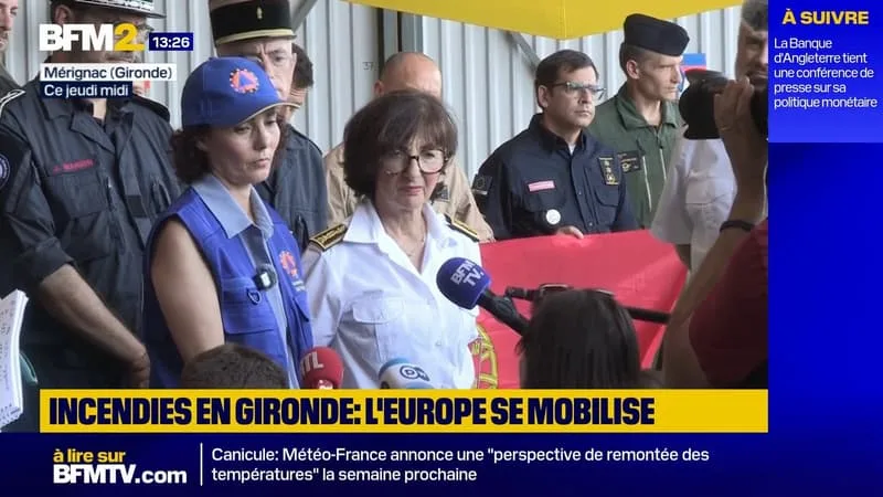 INCENDIES: L’UNION EUROPÉENNE DOIT SE « DONNER LES MOYENS DE FAIRE FACE À CES CATASTROPHES »