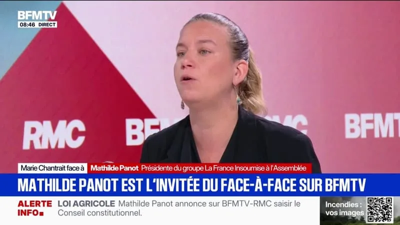 TESTS ANTI-DROGUE DANS LES CABINETS MINISTÉRIELS: « C’EST UNE MESURE ANECDOTIQUE AU VU DE L’ENJEU », AFFIRME MATHILDE PANOT, PRÉSIDENTE DU GROUPE LFI À L’ASSEMBLÉE