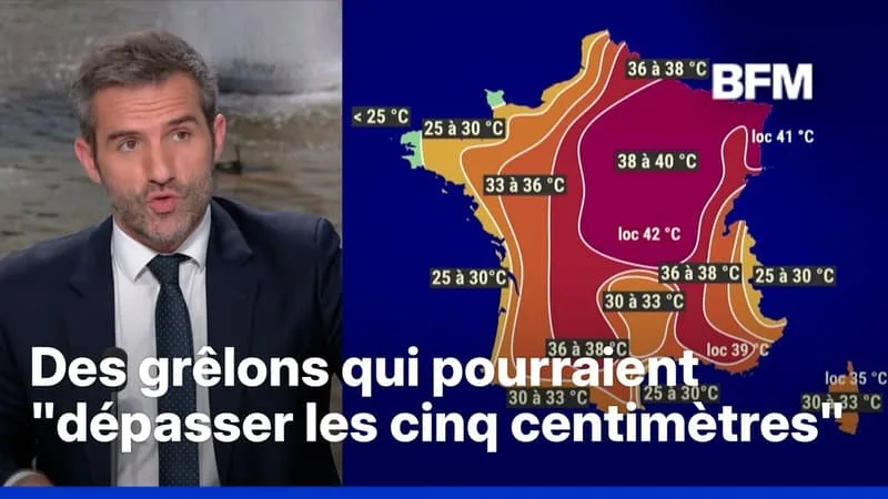 MÉTÉO-FRANCE PLACE 43 DÉPARTEMENTS EN VIGILANCE ORANGE AUX ORAGES
