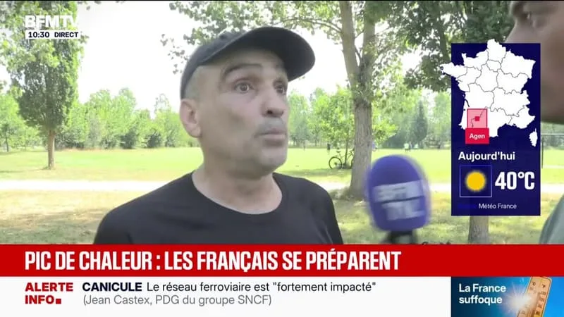 « ON S’ADAPTE »: À AGEN, LES COURS DE SPORT CONTINUENT MALGRÉ LES FORTES CHALEURS LIÉES À LA CANICULE