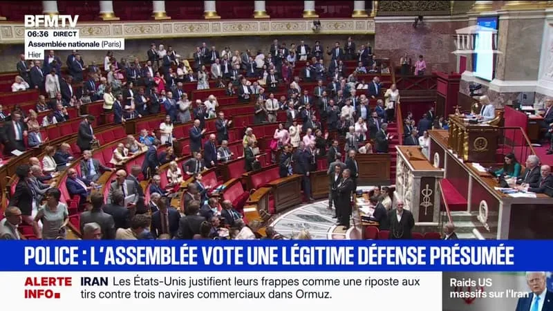 PRÉSOMPTION D’USAGE LÉGITIME DES ARMES PAR LES FORCES DE L’ORDRE: POUSSÉE PAR LE GOUVERNEMENT, LA PROPOSITION DE LOI APPROUVÉE À L’ASSEMBLÉE
