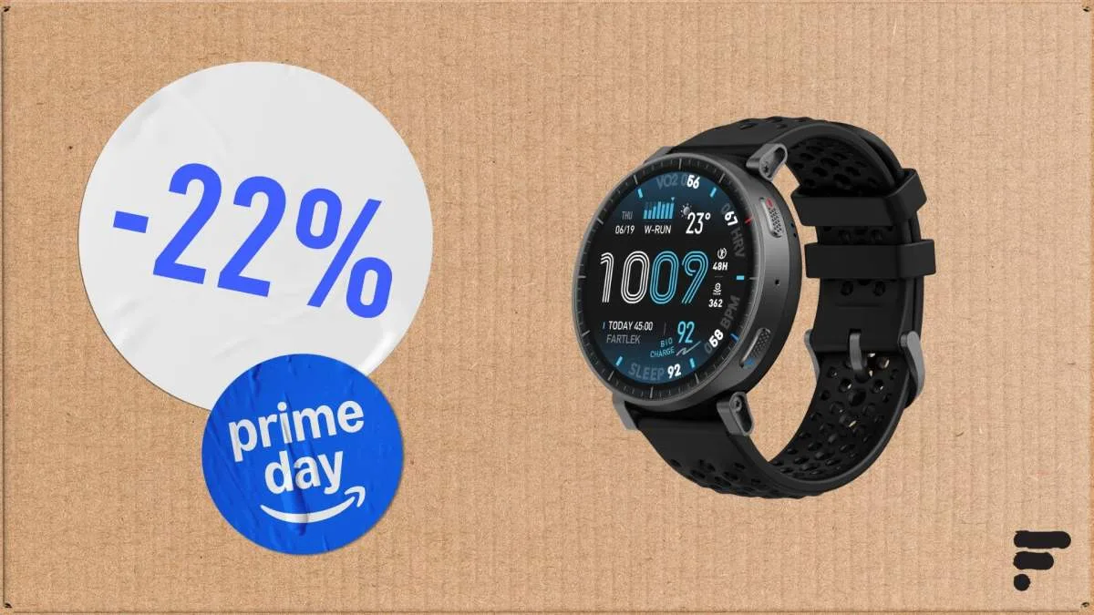 PRIME DAY 2026 : CETTE MONTRE DE SPORT AMAZFIT EN PROMO À -22% AVEC ÉCRAN AMOLED ET NOTÉE 9/10 TIENT PRESQUE UN MOIS SANS RECHARGE