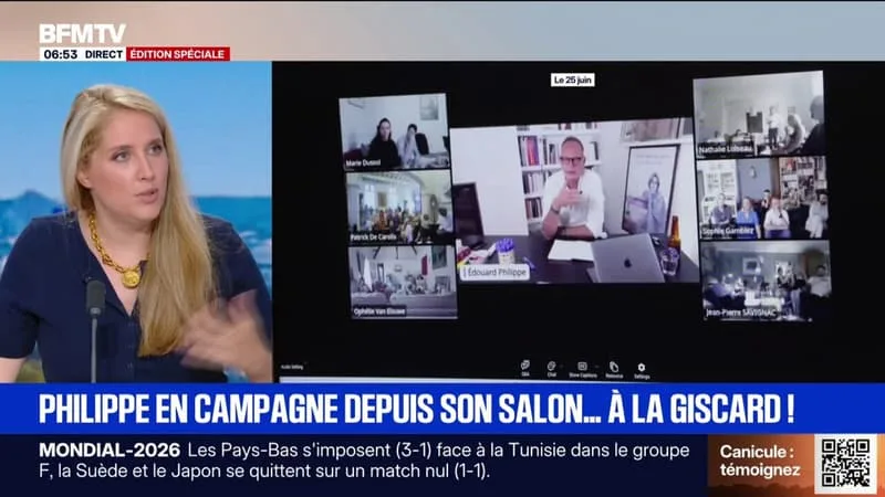 ÉDOUARD PHILIPPE PREND L’APÉRO AVEC 10.000 FRANÇAIS EN VISIOCONFÉRENCE, UNE NOUVELLE ÉTAPE DANS SA CAMPAGNE PRÉSIDENTIELLE