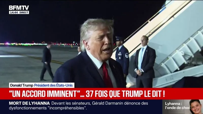 GUERRE AU MOYEN-ORIENT: DONALD TRUMP ASSURE QUE « LES NÉGOCIATIONS AVEC L’IRAN SE POURSUIVENT »