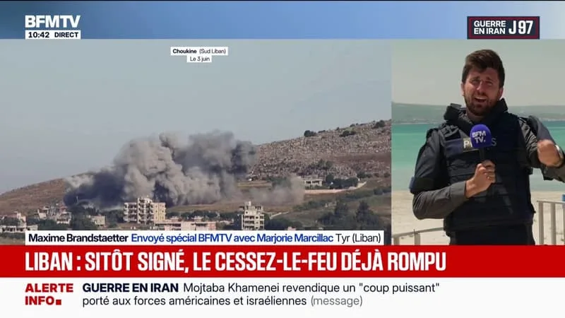 GUERRE AU MOYEN-ORIENT: ISRAËL CONTINUE SES FRAPPES AU LIBAN MALGRÉ L’ANNONCE D’UN CESSEZ-LE-FEU