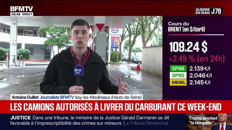 LE GOUVERNEMENT AUTORISE LES CAMIONS-CITERNES À CIRCULER PENDANT TOUT LE WEEK-END, POUR ÉVITER LES PÉNURIES DE CARBURANT DANS LES STATIONS-SERVICE