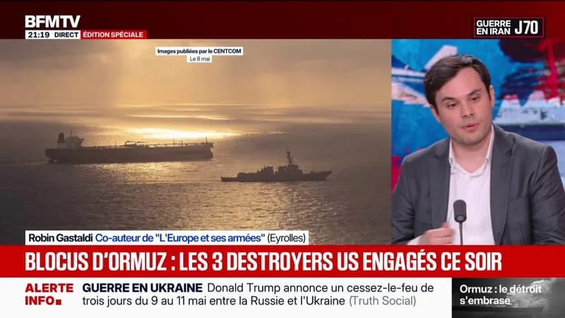 BLOCUS DU DÉTROIT D’ORMUZ: « CE N’EST PAS SEULEMENT UNE GUERRE MILITAIRE, C’EST UNE GUERRE POLITIQUE ET DIPLOMATIQUE », EXPLIQUE ROBIN GASTALDI, CO-AUTEUR