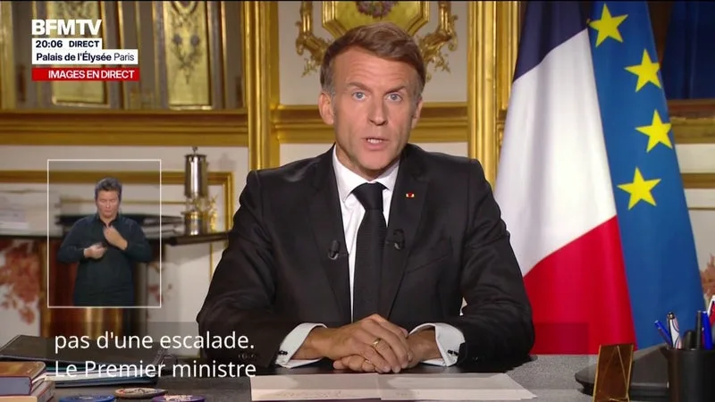 « À L’ÉGARD DES CASSEURS, NOUS SERONS INTRAITABLES », DÉCLARE EMMANUEL MACRON
