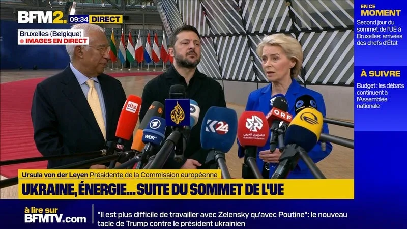URSULA VON DER LEYEN: « AUCUNE SANCTION NE SERA LEVÉE TANT QUE LA RUSSIE N’AURA PAS MIS FIN À LA GUERRE »