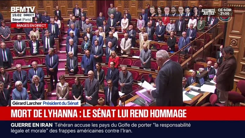 MORT DE LYHANNA: « TOUT LE MANQUEMENT DOIT ÊTRE SANCTIONNÉ » ESTIME GÉRARD LARCHER, PRÉSIDENT DU SÉNAT LORS DE L’HOMMAGE À LA JEUNE FILLE