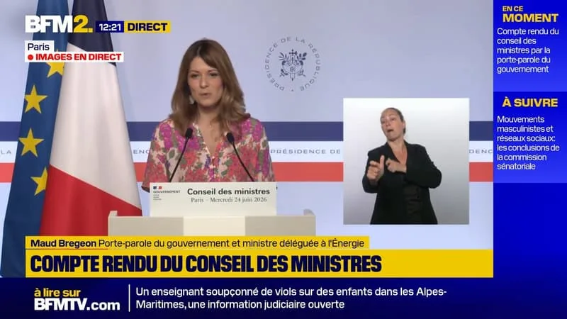 CANICULE JUSQU’AU 14 JUILLET ? « IL FAUT ÊTRE EXTRÊMENT PRUDENT LORSQU’ON PARLE DE PRÉVISIONS MÉTÉOROLOGIQUES » RÉPOND MAUD BREGEON, PORTE-PAROLE DU GOUVERNEMENT
